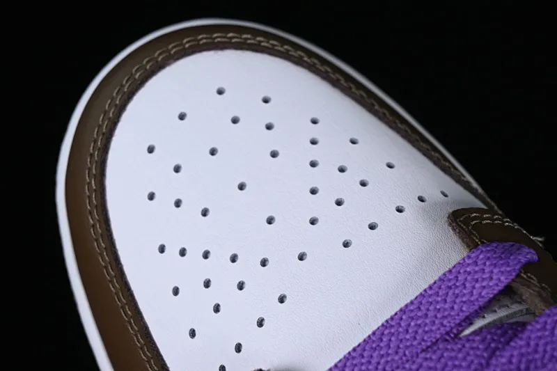 All categories Air Jordan Jordan series basketball shoes Air Jordan 1 Low G version pure original Air Jordan 1 Low "Palomino" AJ1 Joe 1 Mocha Purple Low-top cultural basketball shoes 553560-215